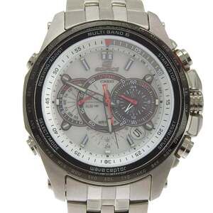 Casio Edifice Multi-Band 6 Watch EQW-M710DB-7AJF Stainless Steel Silver Solar...